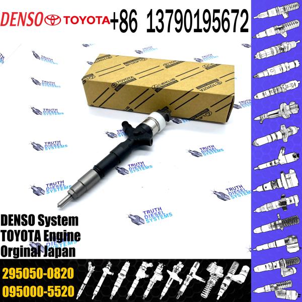 Common Rail Injector Assembly 23670-30380 295050-0820 For Toyota Dyna 1KD-FTV D