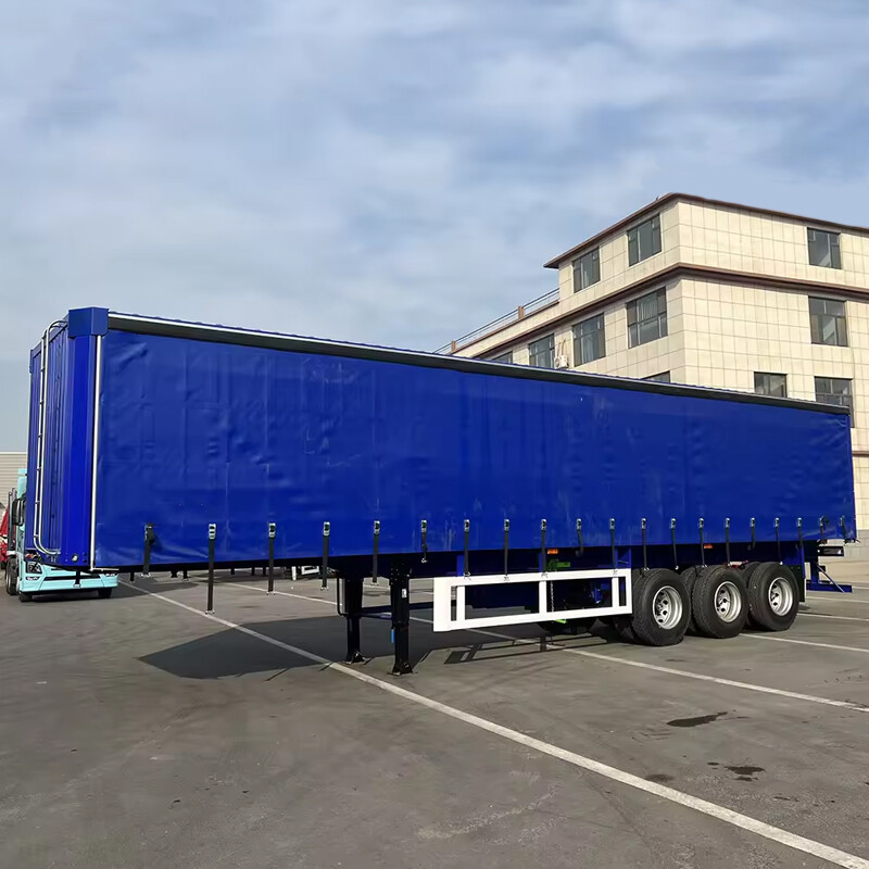2 or 3 Axle large capacity strong power durable economical choice to transport goods Side Curtain Tarpaulin Cargo Truck Trailer