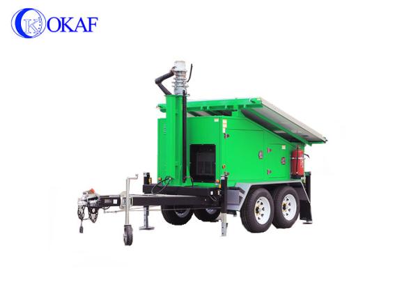 Large Mobile Forensics Construction Light Trailer Outdoor High Bar Lighting