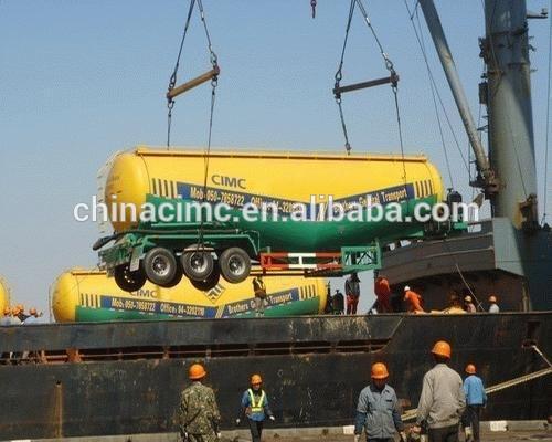 tipping cement silo trailer
