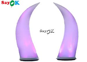 Wholesale 2.5m Multicolor Inflatable Lighting Decoration LED Ivory For Wedding Event Decoration from china suppliers