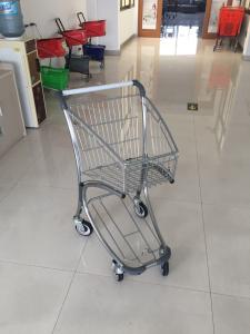 Wholesale Q195 Low Carbon Steel Supermarket Shopping Trolley Use In Airport Free Duty from china suppliers