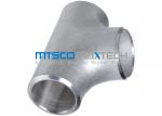 ASTM A403 Flanges Pipe Fittings Tee , Straight Tee / Reducing Tee For Pipe