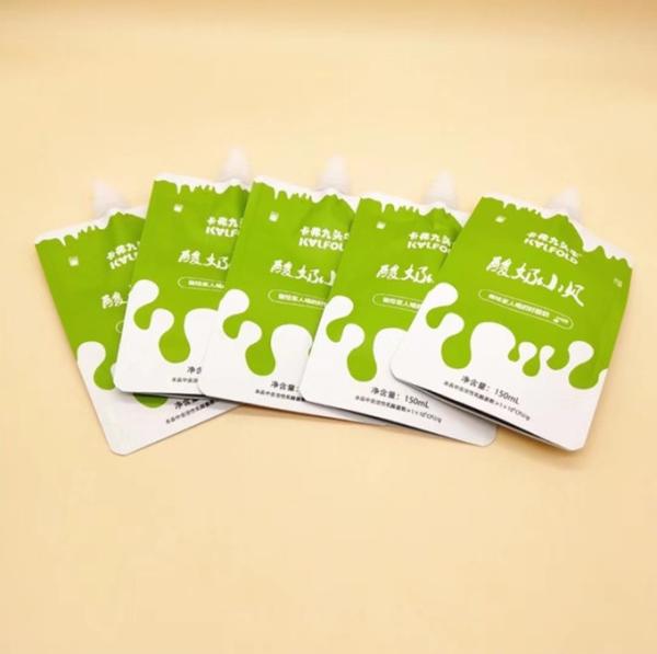 Biodegradable Custom Printed Stand Up Pouches Liquid Baby Milk / Jelly Food