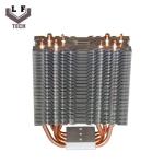 Brass Four Copper Pipe Heat Sinks Metal Stamping Parts Copper Fin Heat Sinks