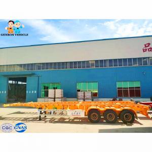 Wholesale 40ft Light Dead Weight Skeleton Reefer Container Semi Trailer from china suppliers