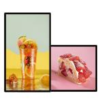 Fullscreen 75" 85" 4K LCD Advertising Display For Indoor Screen Advertising