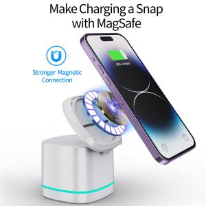 Wholesale Multifunction Wireless Charger Fast Charge Wireless Charging Pad Qi Standard from china suppliers