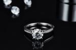 Minimalist Custom Diamond Moissanite Engagement Rings Promise Rings for Women