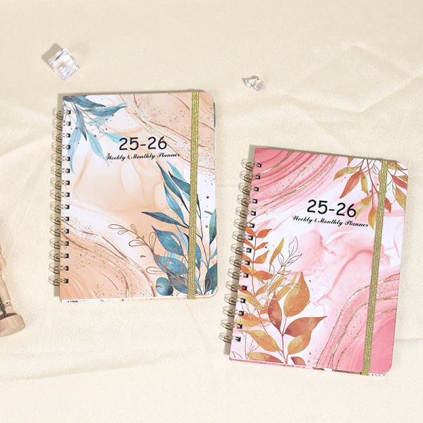 Custom A5 Spiral Notebook with Dot-Grid or Lined Paper