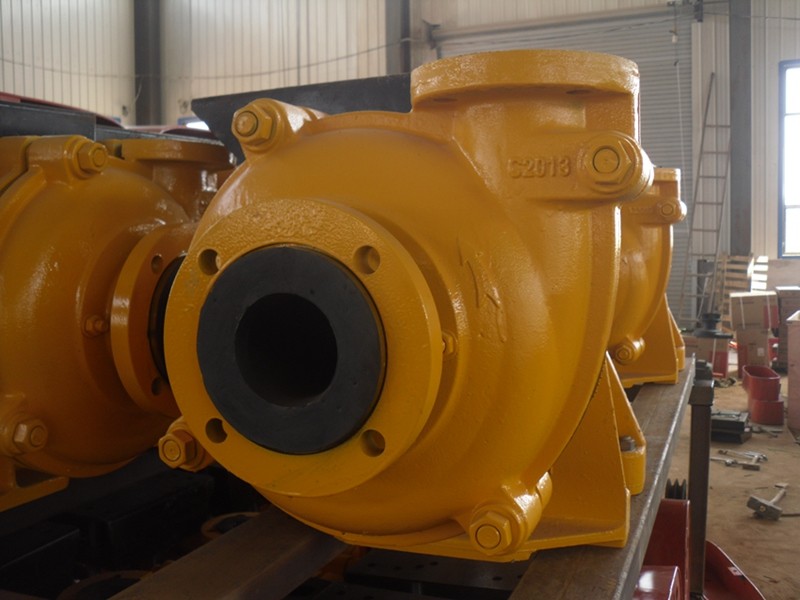 One Stage Horizontal Slurry Pump Centrifugal With Interchangable Wet Parts