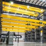 5 Ton European Overhead Bridge Crane With Hoist High Performance For Warehouse