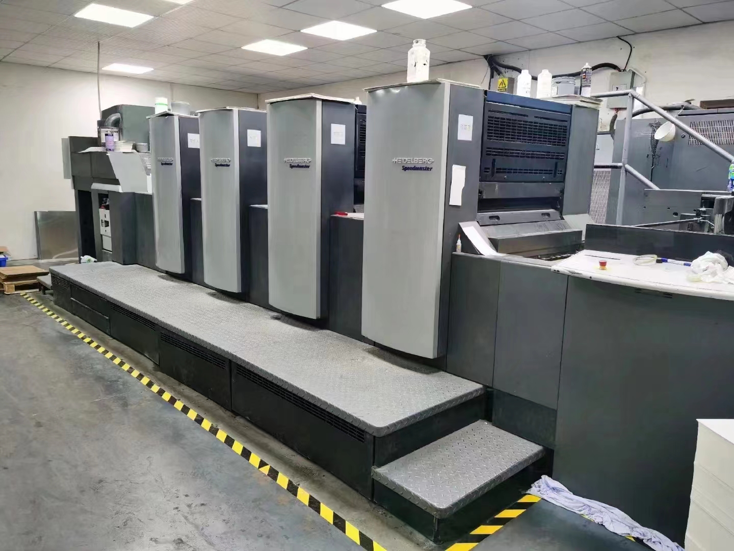 SM102/SM74 Heidelberg 4 Colour Printing Machine Four Colour Offset Printing MachineFlatbed Plate Type