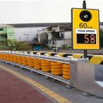 Galvanized and Powder Coated AASHTO M180 Steel Q235 Q345 Highway Guardrail