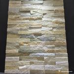 Beige Cream Color Cultured Mini Stone Panels Veneer No Radiation Hazards