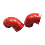 Chinese high quality Water Line ASTM A536 PN10 Casting Grooved Pipe Fittings