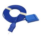Medical Esu Cable 2.0mm Grey Or Blue For Bipolar Plate Negative Plate
