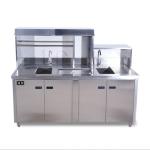 SS304 Stainless Steel Storage Cabinets Kitchen Rustproofing