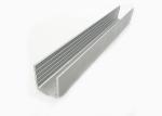 U Type Powder Coating Aluminium Channel Profiles For Building Curtain Glass