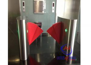 Wholesale 90CM width Sliding Card Double Wing access control barriers with automatic sensor from china suppliers