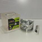 A Class Motorcycle Piston Kit CG200 STD+ Standard Size Sliver Color