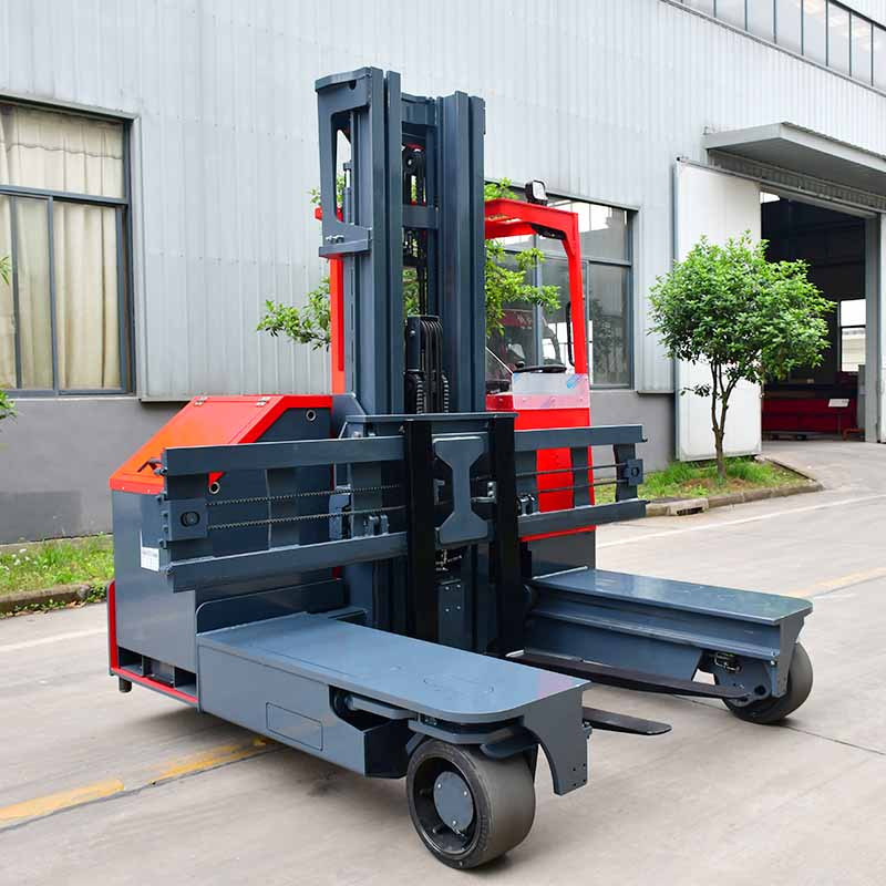 2900 Kg 4-Directional Electric Battery Operated Reach Truck 3 Ton Multidirectional Forklift 8m Height