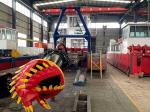 Indonesia 14 inch 300m3/h hydraulic cutter suction dredger for tin mine tailings