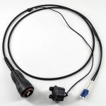 Outdoor Fullaxs LC Fiber Optic Patch Cord IP67 Waterproof 4.8mm Cable Diameter