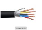 Flexible Stranded Copper H05VV-F Electrical Cable Wire 300 / 500V Rated Voltage