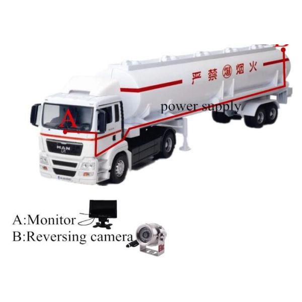 Night Vision GPS Mobile DVR Monitoring Car Security Camera For Oil Tank Truck