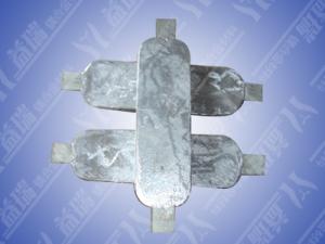 Wholesale Zinc anode sacrificial zinc alloy for cathodic protection from china suppliers