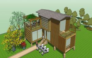 Wholesale Outdoor Building WPC House Environmental with Weather Resistance from china suppliers