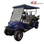 6 Passengers Custom Golf Carts Red Color Electric Golf Trolley