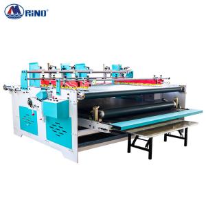 Wholesale 3.2kw Box Folder Gluer Machine Semi Automatic Corrugated Double Head from china suppliers