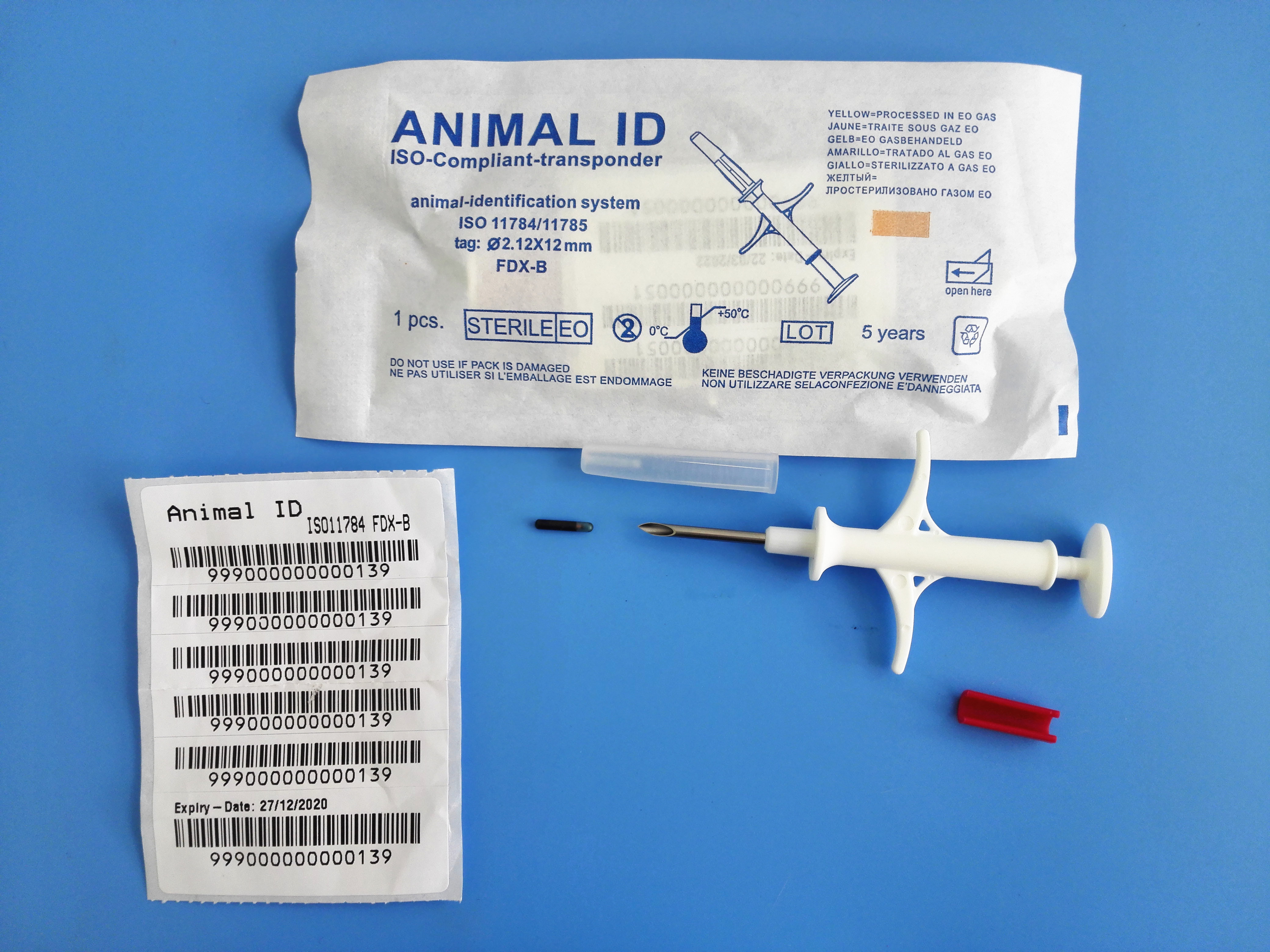 Wholesale Animal Identification RFID Tracking ISO Transponder Microchip With European Microchip from china suppliers