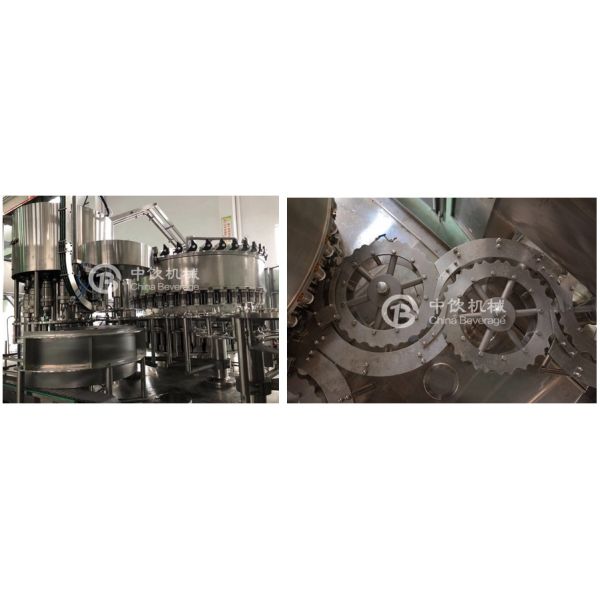 Rotary Blowing Filling Capping Combiblock PLC Touch Screen Control High Speed Valve