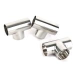 C71500 Copper Nickel Socket Welding Straight Tee 15mm 22mm Pipe Fittings