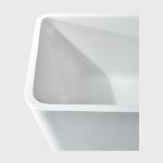 Floor Mounted Seamless Black Corner Bathtub 60 X 30 Whirlpool Tub ODM