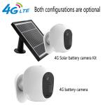 IP66 H.264 GSM 4G Wifi Security Camera 6400mah CCTV IP Camera 3.5W