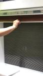 Lower Open Folding Paper Cordless Curtain Blinds Pleated Temporary Blinds