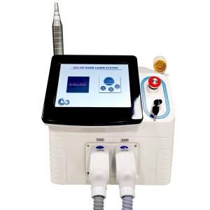 Wholesale 2 in 1 808 nm Diode Laser Hair Removal Laser Tattoo Removal Machine Instrument from china suppliers