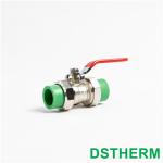 Heavier Type Double Union Ball Valve PPR PN25 Strong Quality Water control