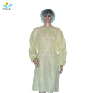Wholesale Normal / Reinforced Hospital Disposable Isolation Gown 30-60gsm from china suppliers