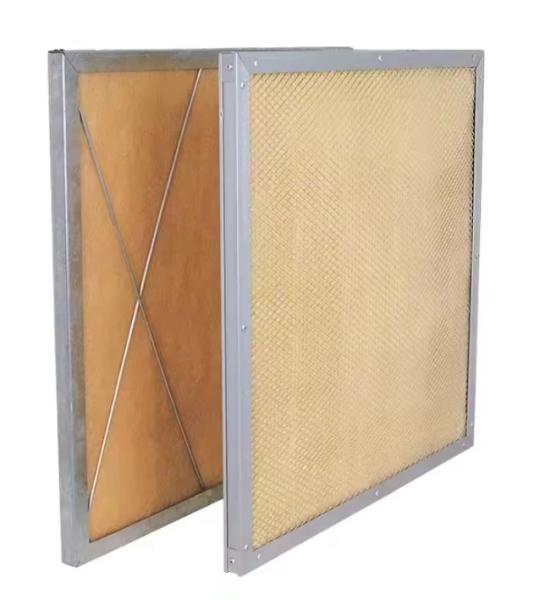 Fiberglass High Temperature Resistance Panel Air Filters For Industrial