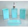 Buy cheap Blue Plastic Bathroom Set from wholesalers