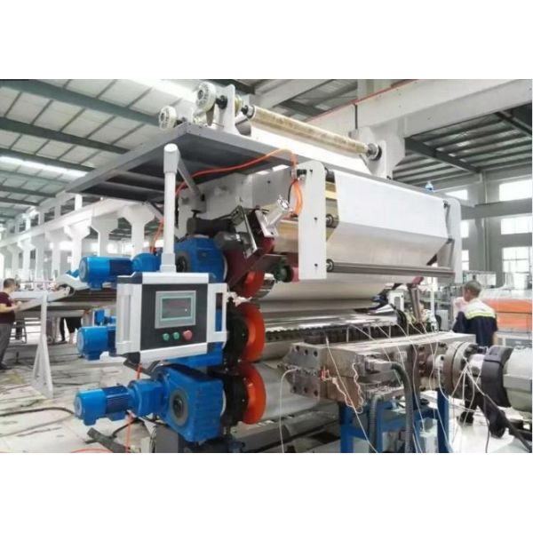 Artificial Slab Stone Making Machine , Marble Making Machine Sheet Plastic PVC