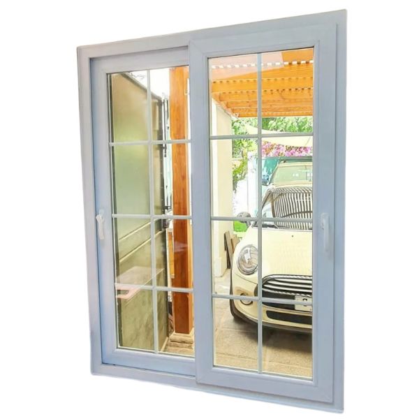 Customized Horizontal Sliding Plastic Double Glazed Windows Upvc Vinyl Pvc Sliding Windows