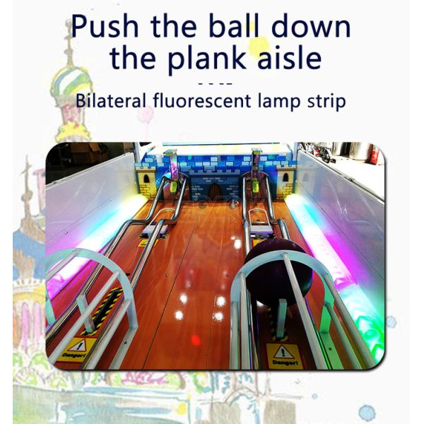 Amusement Park Pushing Ball Skill Machine For Kids Over 5 Years Old