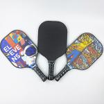 Hard EVA Women'S Pickleball Paddles Sports 3K Carbon Racket Pickle Ball Paddle