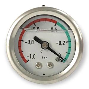 Wholesale Back Mount Glycerin Filled Pressure Gauge For Vacuum Pump 40mm from china suppliers